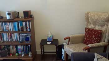 Therapy room interior